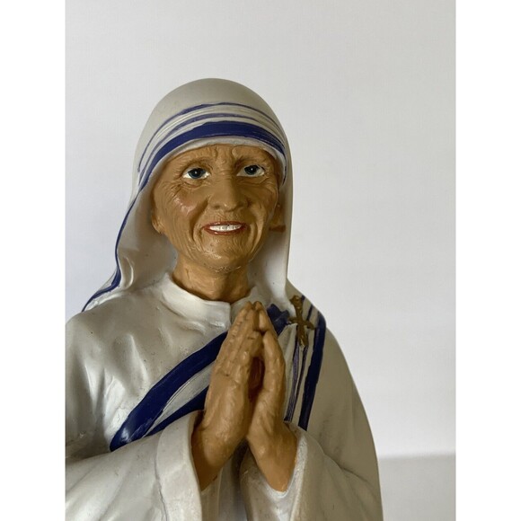 Mother Teresa Of Calcutta Madre 11 Inch Resin Statue Figure Smiling - Picture 2 of 9